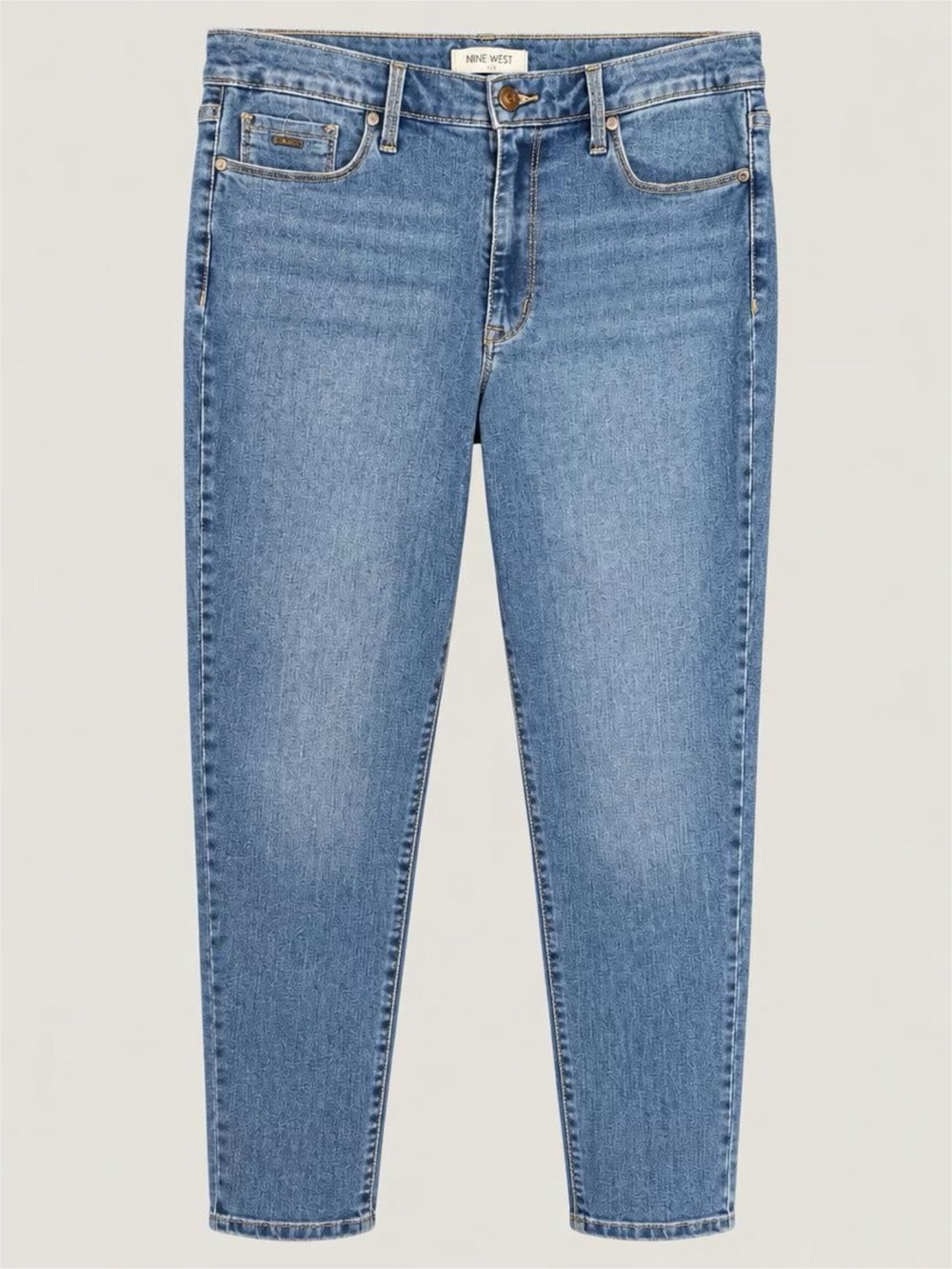 Nine West Medium Wash Gramercy Crop Jeans - 10